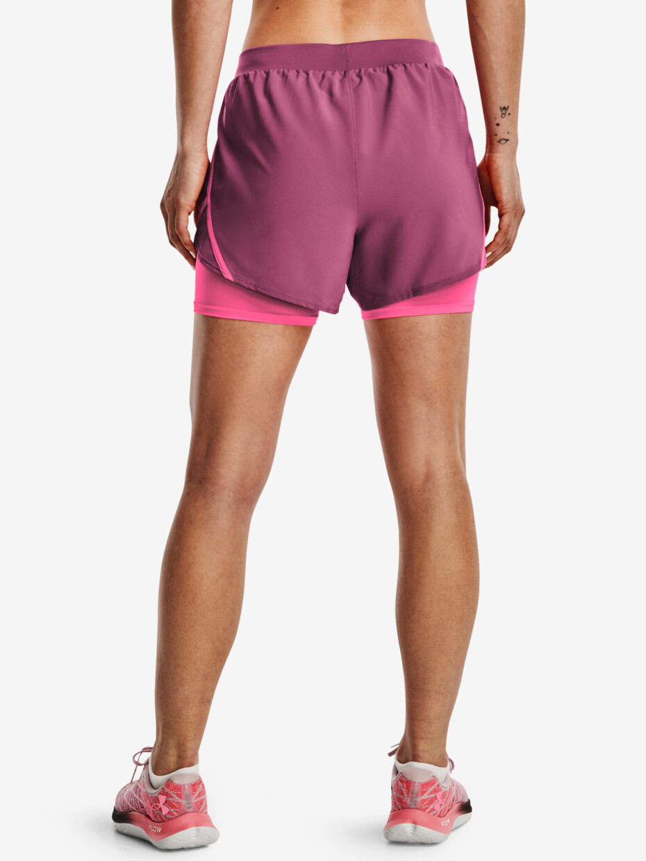Under Armour Šortky UA Fly By 2.0 2N1 Short-PNK 1356200-669 - main (6)