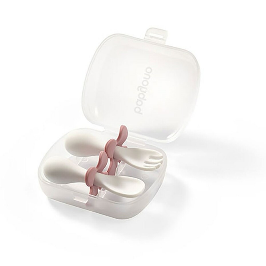 Baby Ono Ergonomický příbor pro děti, růžová - main (0)