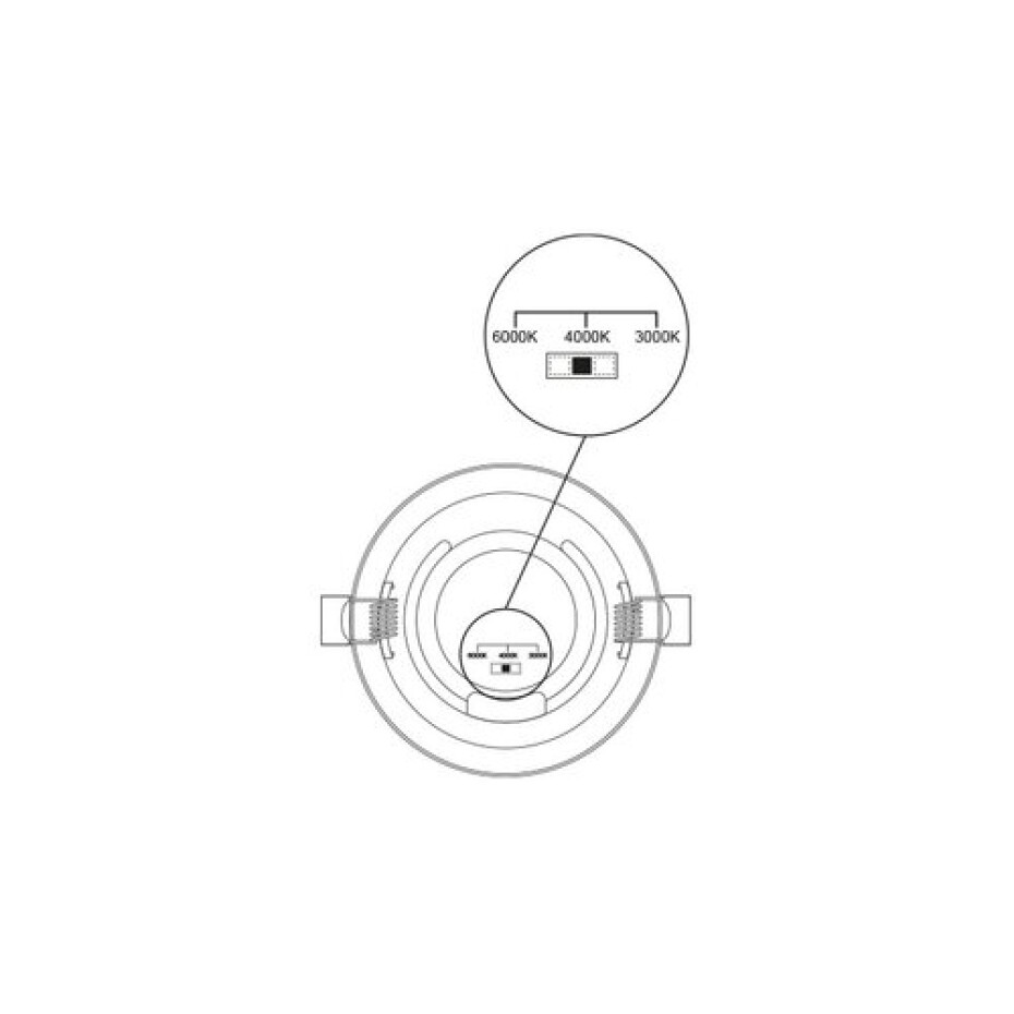 Panlux PN22400004 Podhledové LED svítidlo Downlight CCT Round bílá, 24 W - main (1)