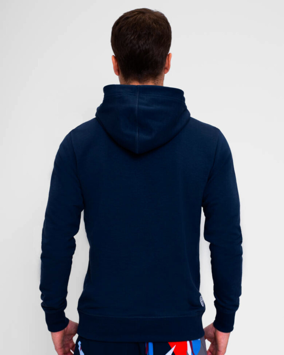 Pánská mikina BIDI BADU  New York 2024 Logo Chill Hoody Dark Blue/Red - main (6)