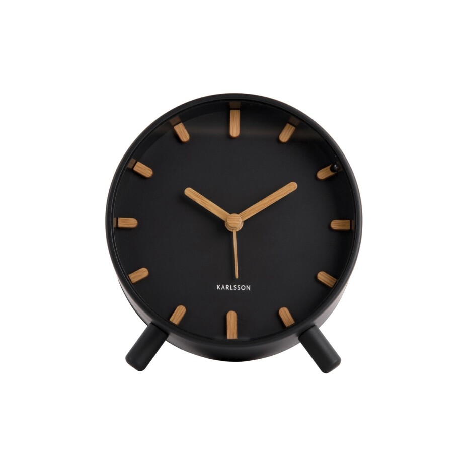 Karlsson 5943BK designový budík 11 cm - main (0)
