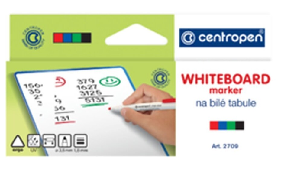 Centropen popisovač na tabule 2709 4 ks - main (0)