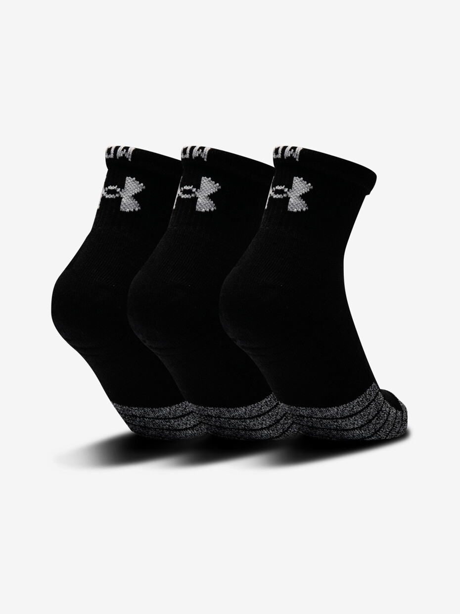 Under Armour pánské ponožky UA Heatgear Quarter 3pk-BLK - main (3)