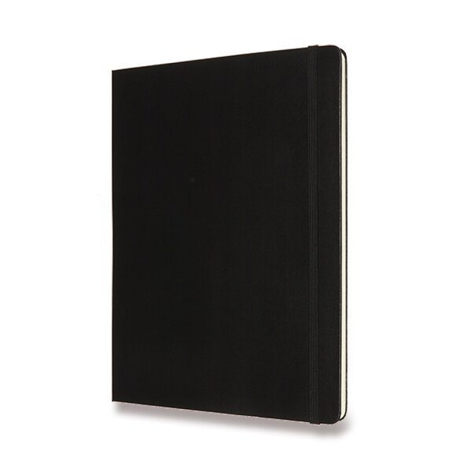 Zápisník Moleskine ČERNÝ - tvrdé desky - XL, čistý-linkovaný 1331/1119001 - main (2)