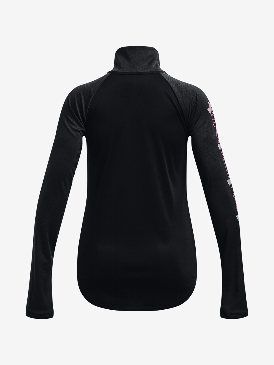 Under Armour Triko s dlouhým rukávem UA Tech Graphic 1/2 Zip -BLK 1377586-001 - main (1)