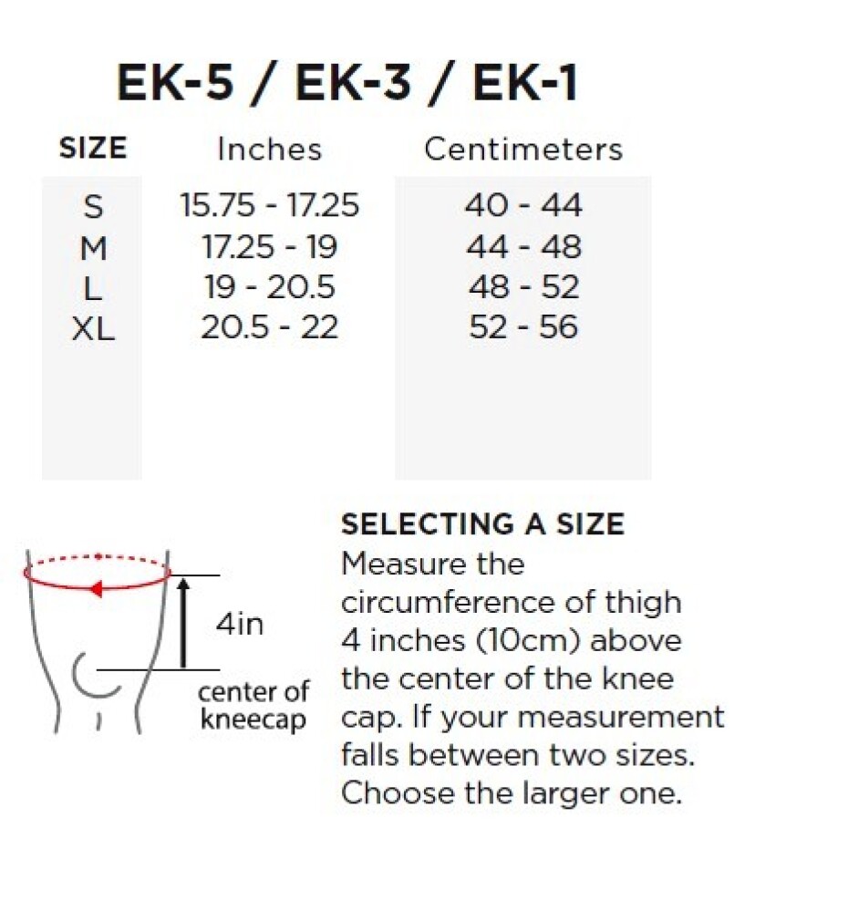 Bandáž na koleno Zamst  EK-3 L - main (3)