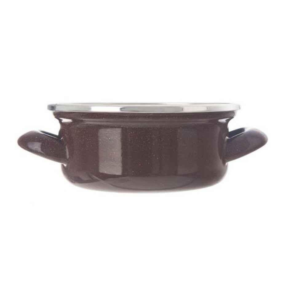 Orion Smaltovaný kastrol s lemem Brown, 0,65 l, 0,65 l - main (2)