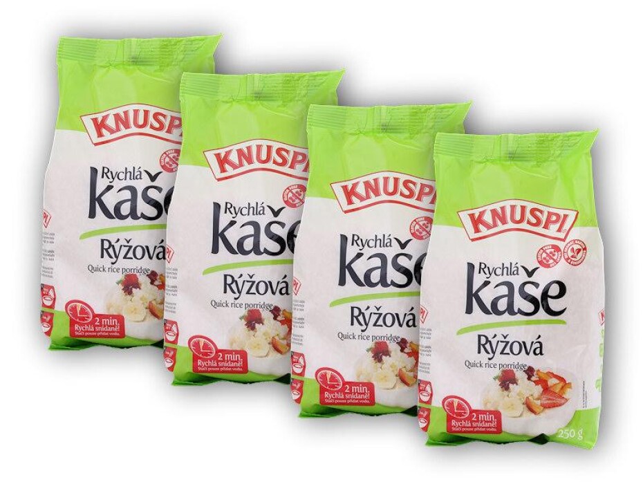 Knuspi 4x Rychlá kaše rýžová s jogurtem 250g - main (0)