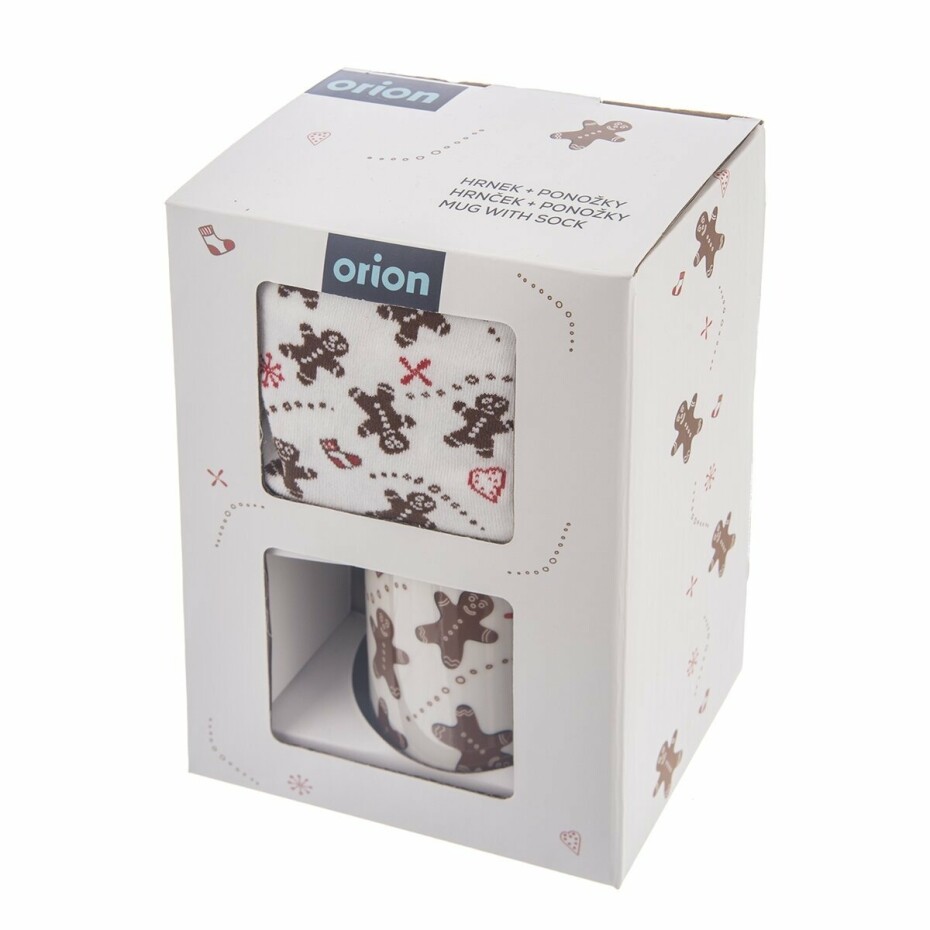 Orion Dárkový hrnek s ponožkami pánské Perníček 350 ml - main (3)