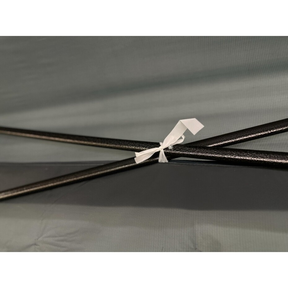 Cattara 13345 Bočnice s okny pro párty stan Waterproof, šedá, 2 x 3 m - main (3)