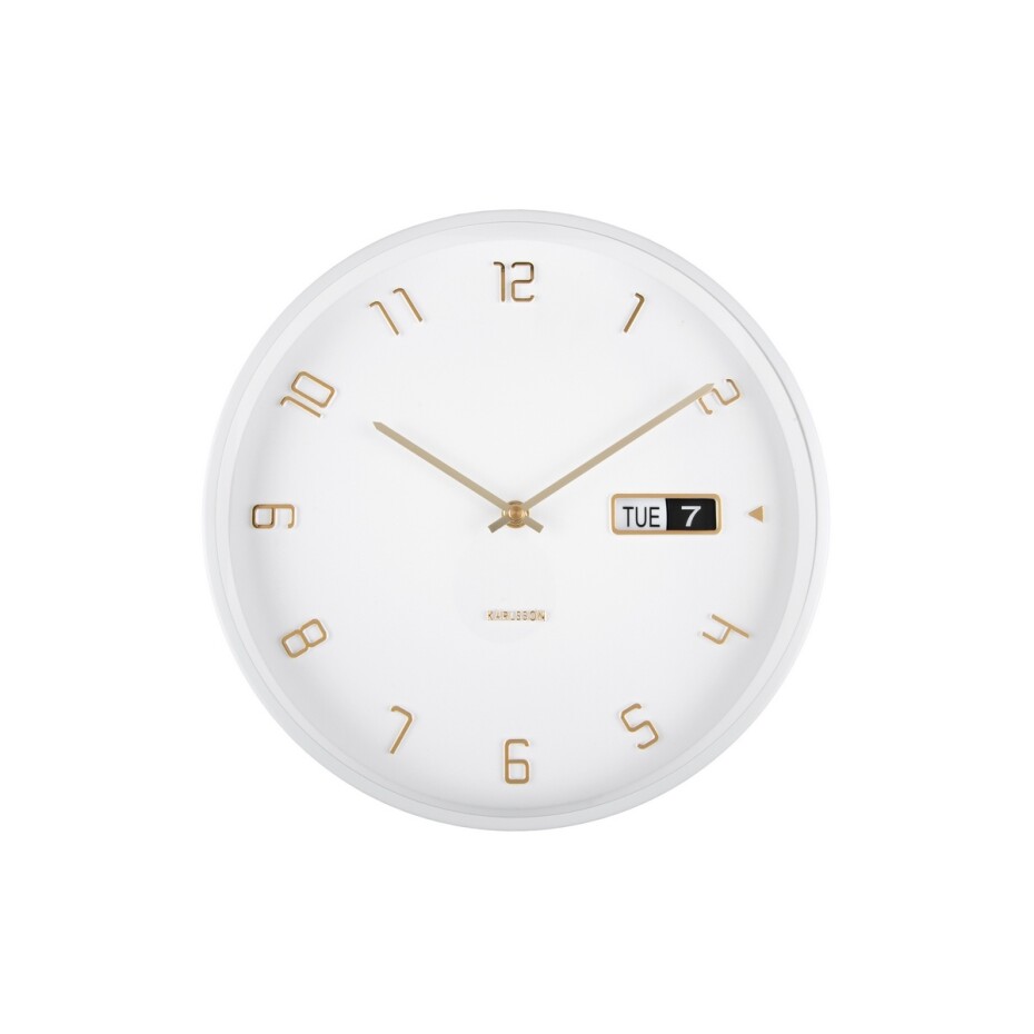 Karlsson 5953WH designové nástěnné hodiny 30 cm - main (0)