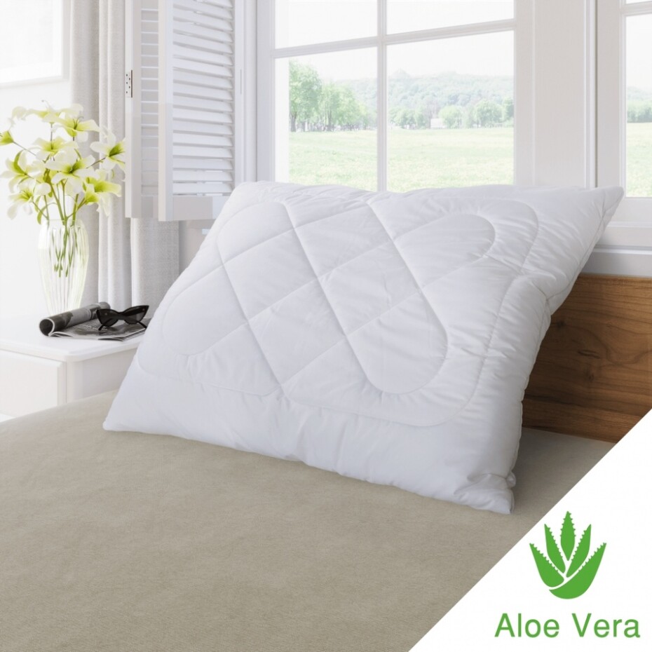 Kvalitex Polštář Aloe Vera se zipem 700 g, 70 x 90 cm - main (1)
