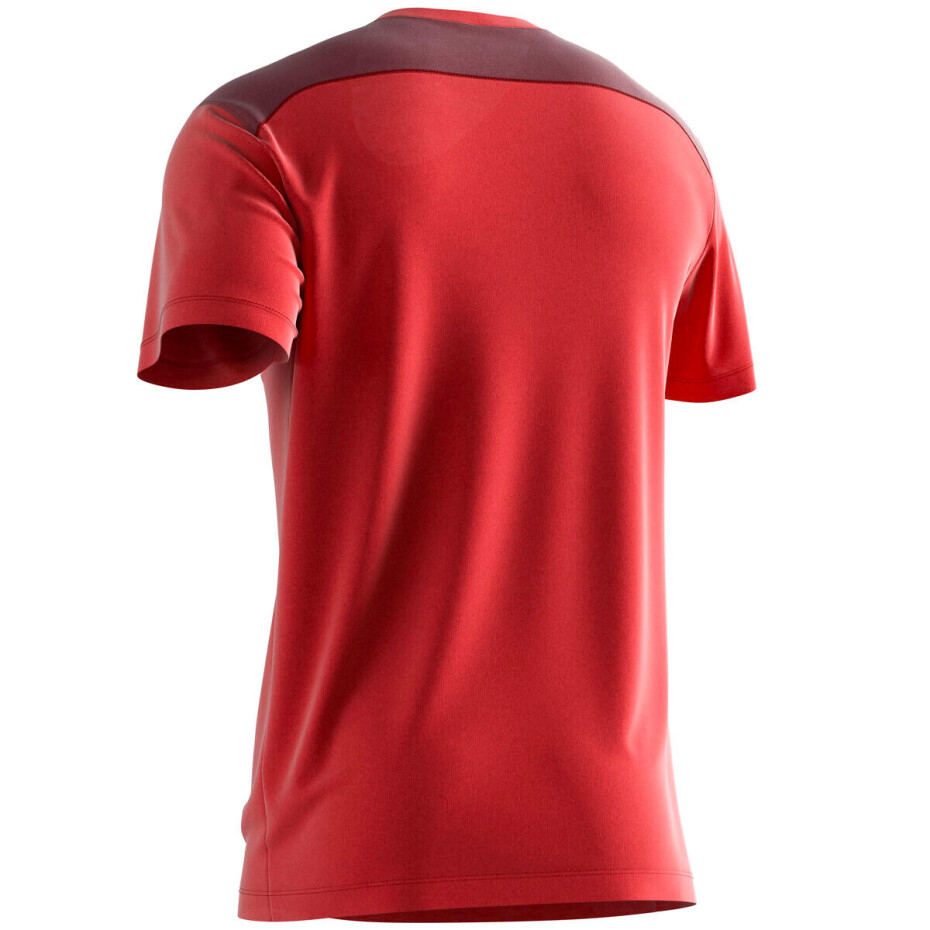 Pánské tričko Salomon  Essential Colorblock Fiery Red M - main (7)