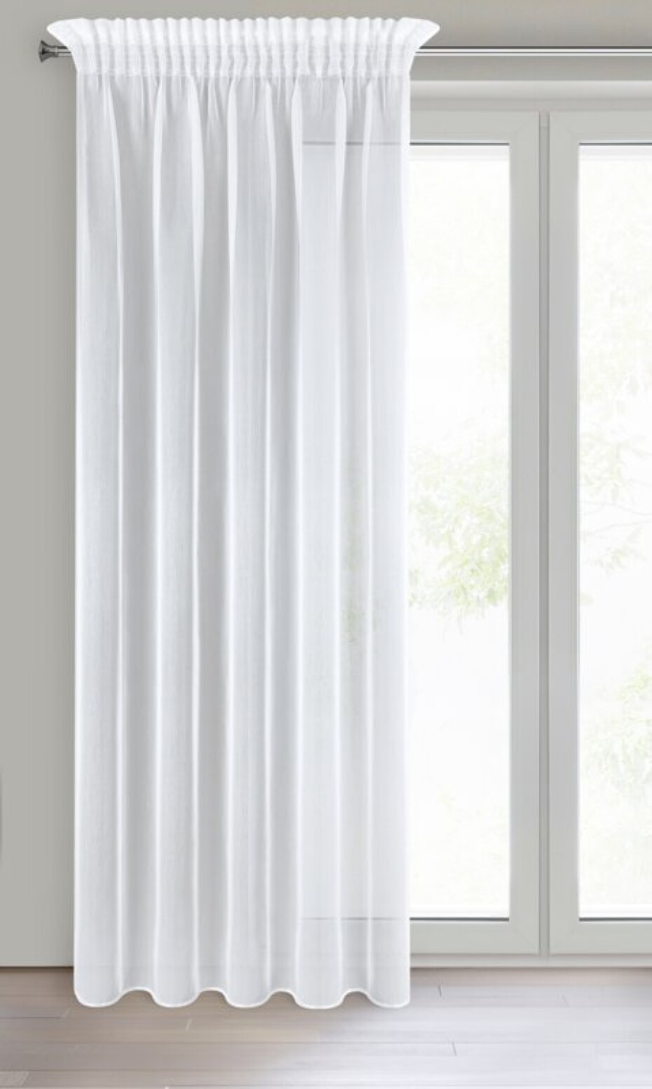 ArtFir Záclona MIREA P | bílá 140 x 270 cm - main (1)