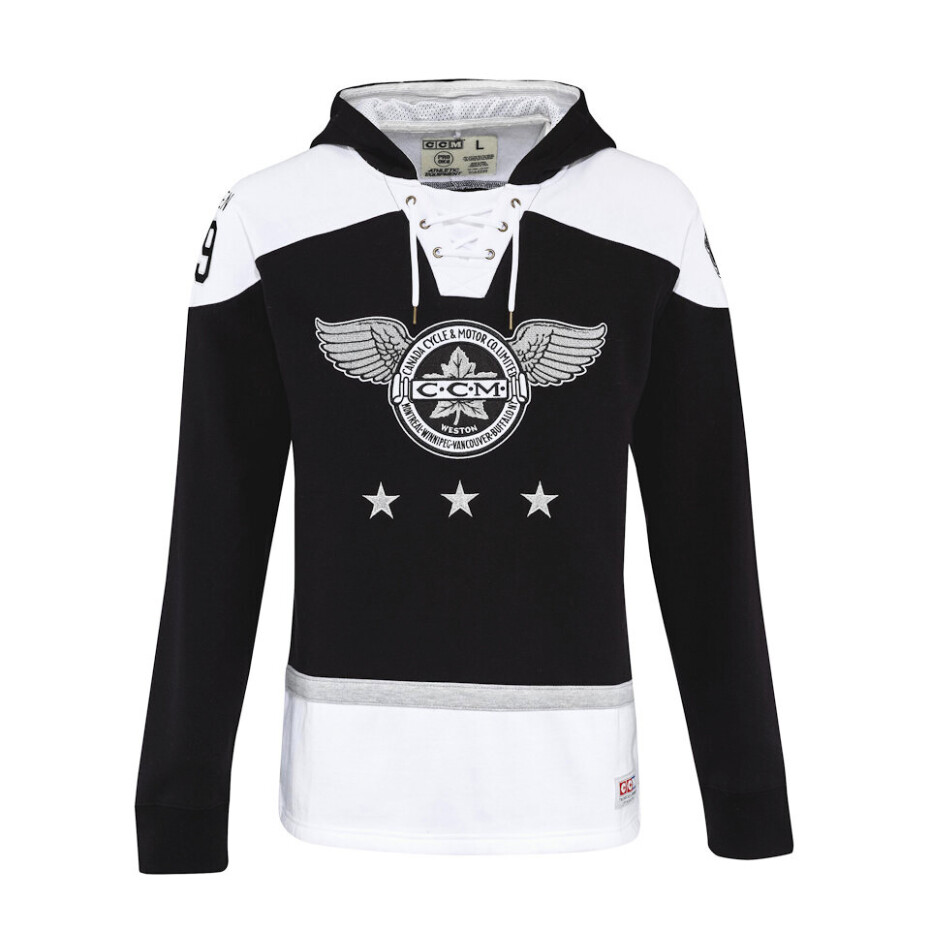 Dětská mikina CCM Monochrome Jersey Hoodie Black M - main (0)