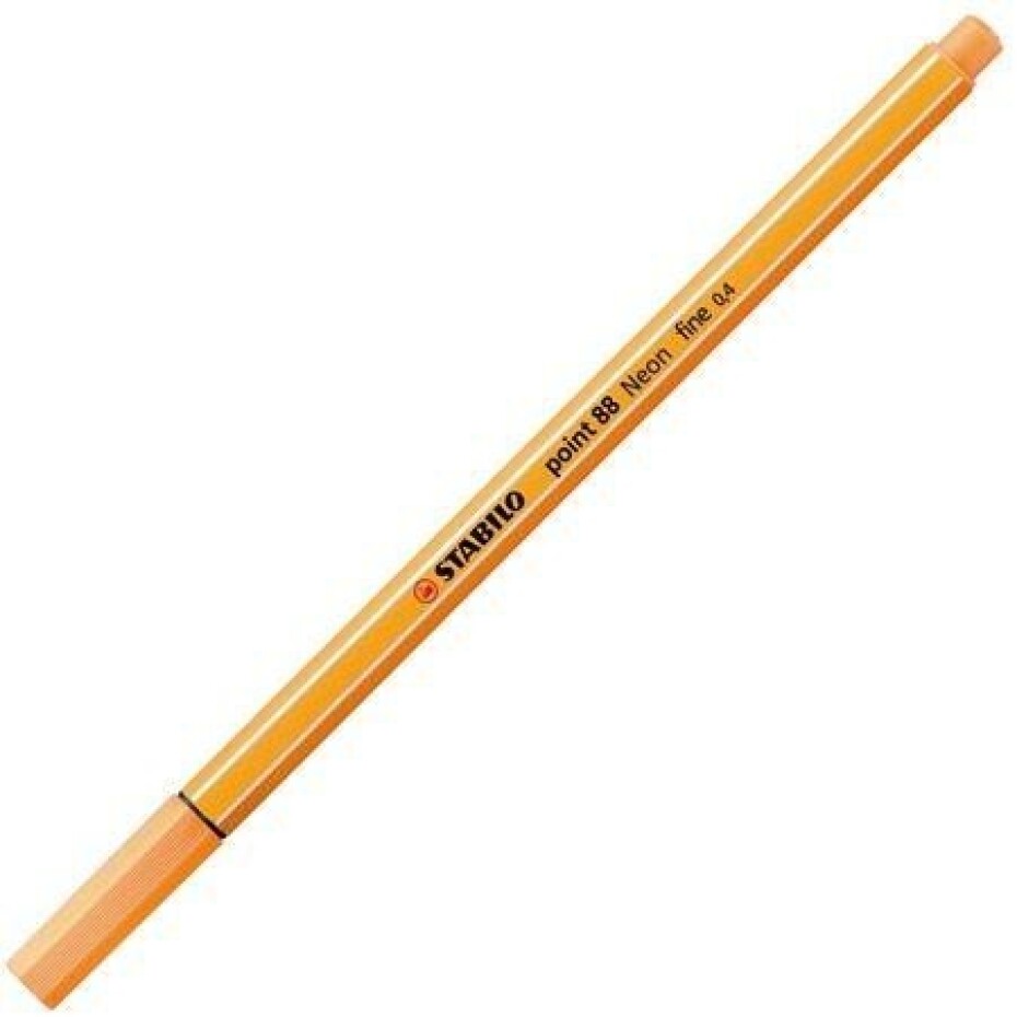 Popisovač STABILO point liner 88 oranžový neonový - main (0)