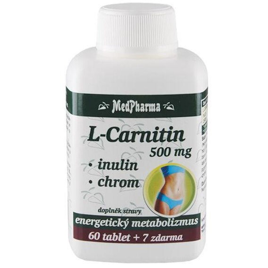 MedPharma L-Carnitin 500 mg + inulin + chrom 67 tablet - main (0)