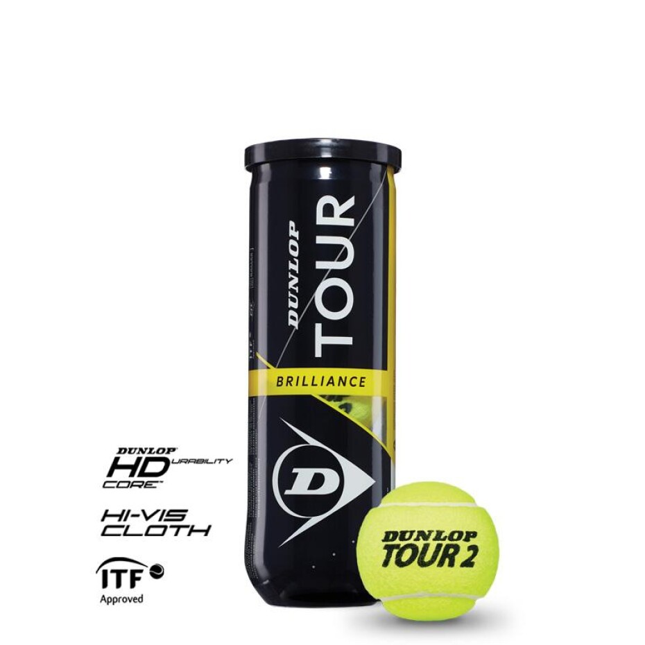 DUNLOP TOUR Brilliance 3BP Tenisové míče - main (0)