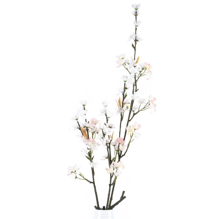Umělá květoucí jabloňová větev, 80 cm - main (0)