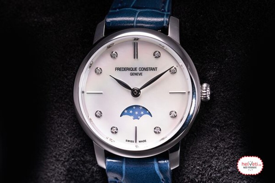 Frederique Constant Slimline Ladies Moonphase Quartz FC-206MPWD1S6 - main (5)