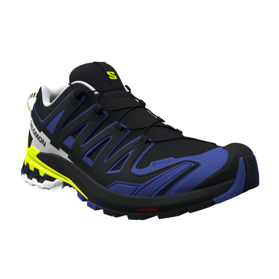 Pánská běžecká obuv Salomon XA Pro 3D V9 Gore-Tex Black/Surf The Web/Safety Yellow  UK 11,5 - main (2)