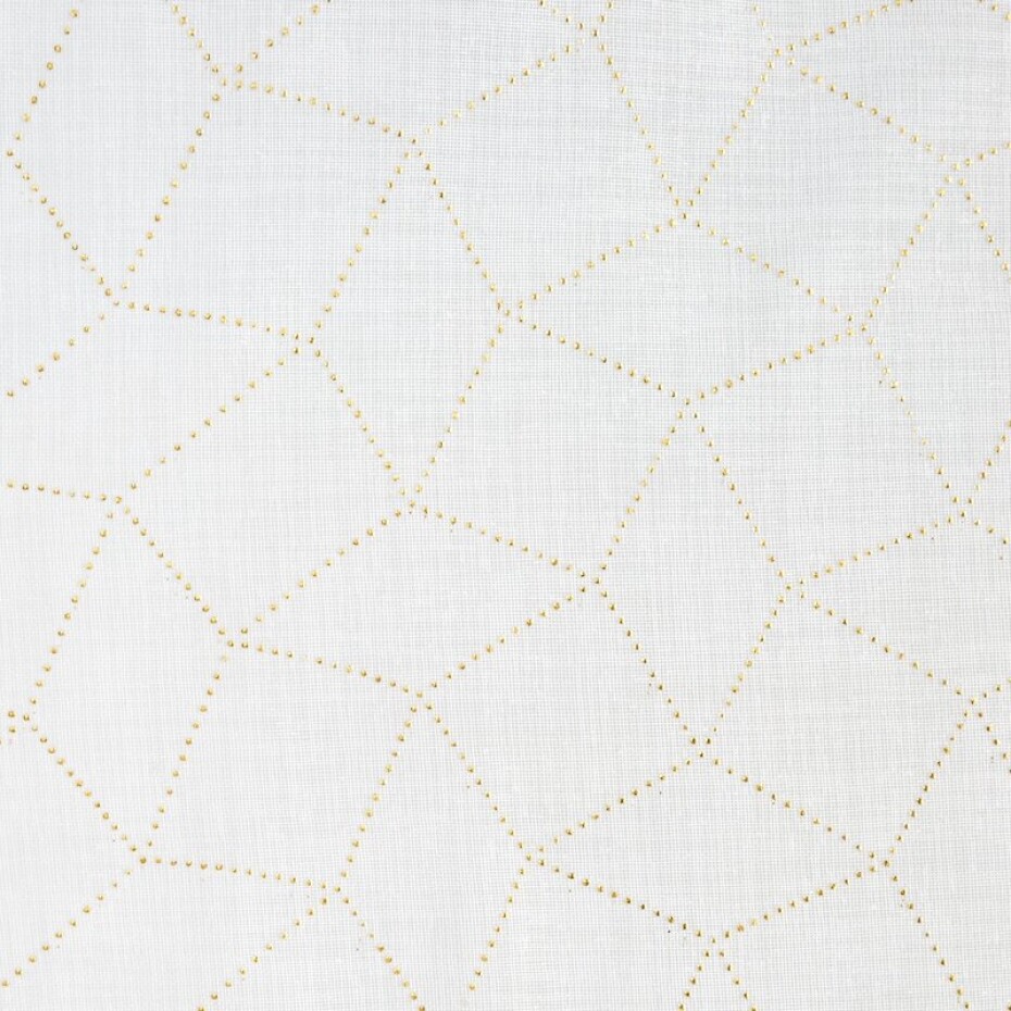 ArtFir Záclona CLAUDIA K | bílá/zlatá 140 x 250 cm - main (4)