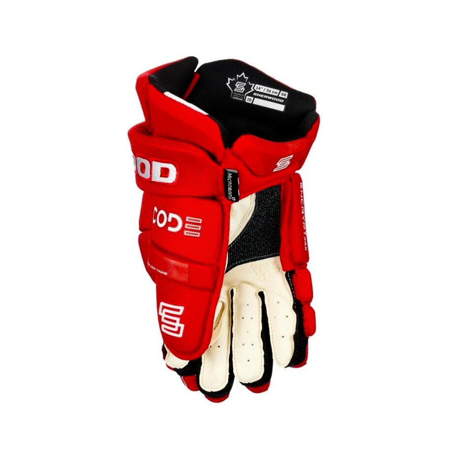 Hokejové rukavice SHER-WOOD Code Encrypt Pro Red Senior 14 palců - main (1)