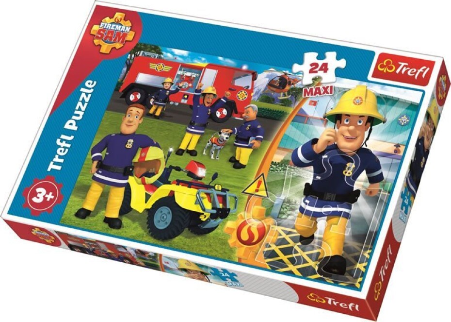 Trefl Puzzle Požárník Sam / 24 dílků, MAXI - main (0)