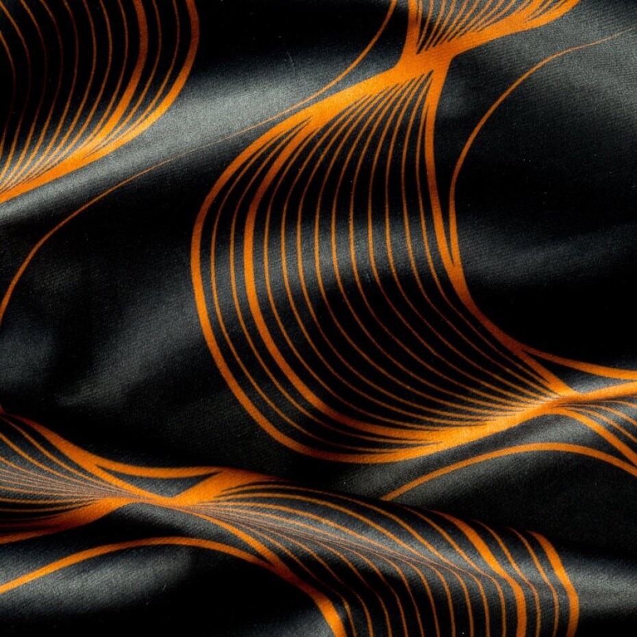 ArtFir Závěs FIELD K | černá/červená 140 x 250 cm - main (7)