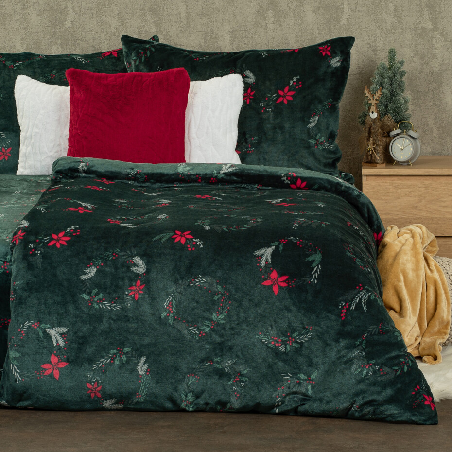 4Home Povlečení mikroflanel Poinsettia, 140 x 200 cm, 70 x 90 cm - main (5)