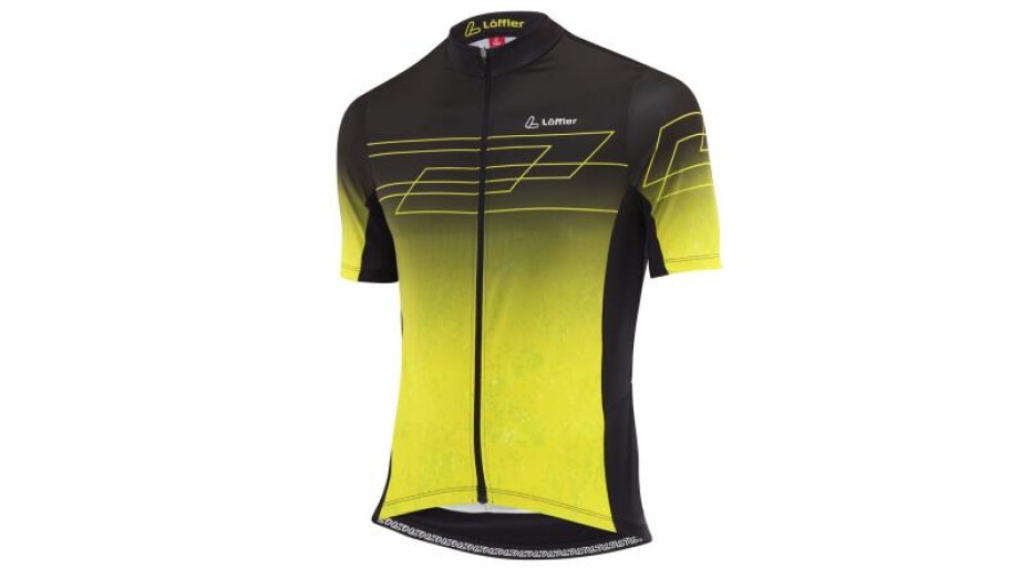 Löffler FZ SHADOW 2022 žlutočerný pánský cyklistický dres - main (0)