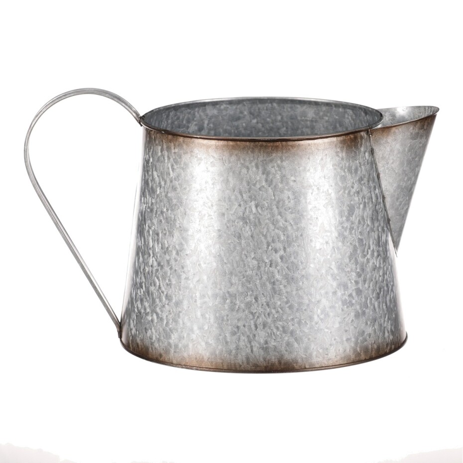 Obal na květiny Růže, tvar konve, 28 x 16 x 17 cm, kov - main (3)