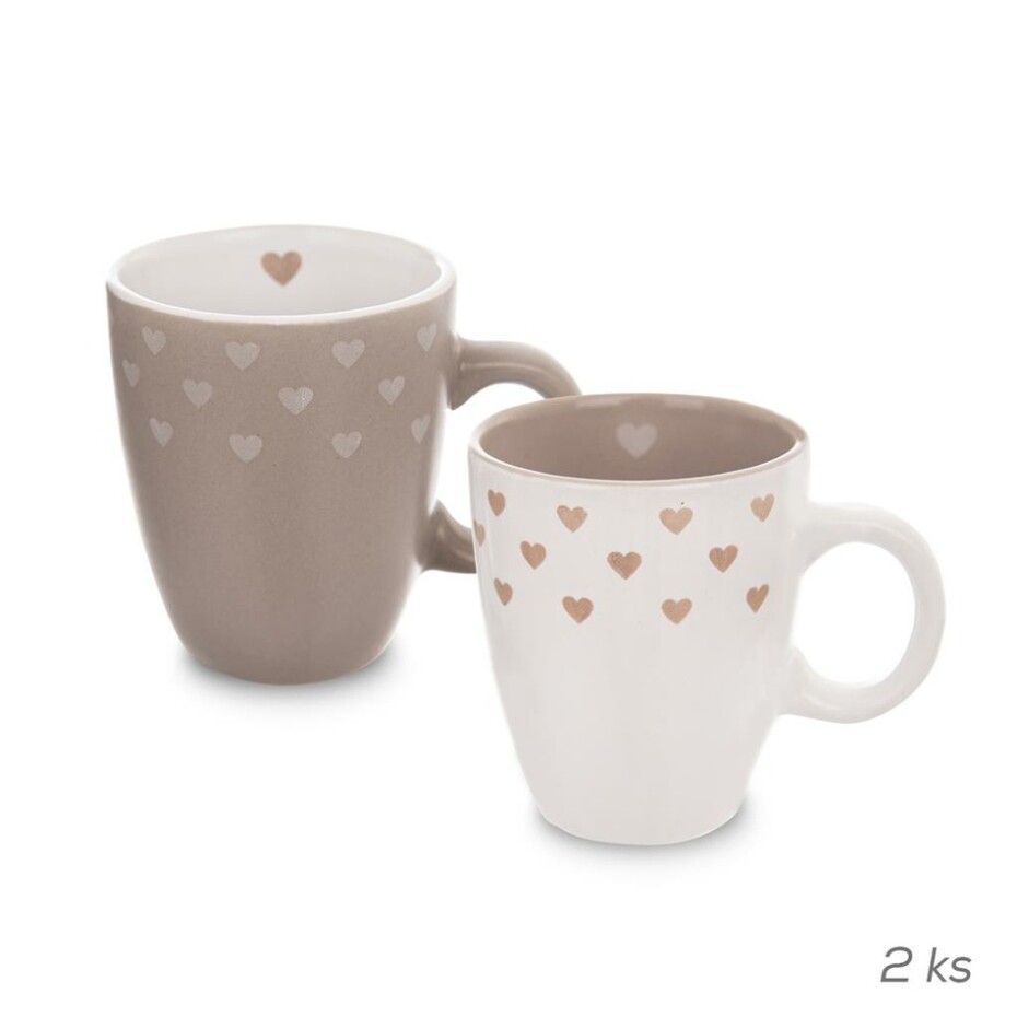 Orion 2dílná sada keramických hrnků Love Me, 140 ml - main (1)