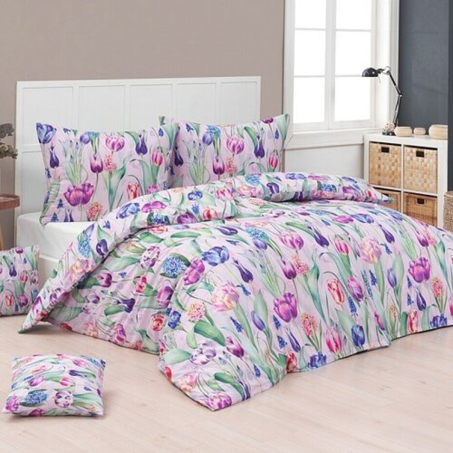 Matějovský Bavlněné povlečení Deluxe Tulipa, 140 x 220 cm, 70 x 90 cm - main (0)