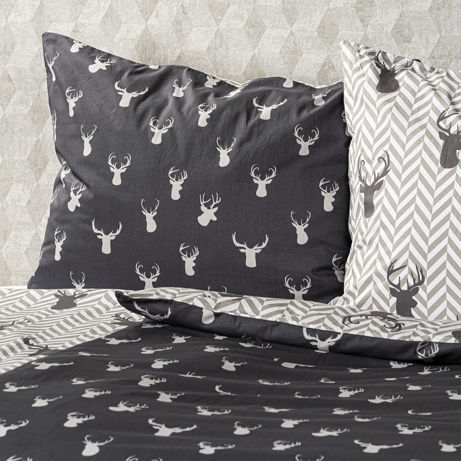 4Home Bavlněné povlečení Reindeer, 140 x 200 cm, 70 x 90 cm - main (2)