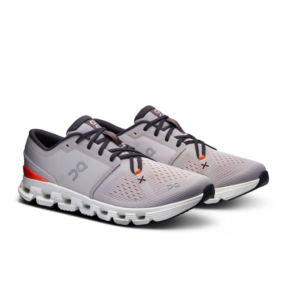Pánská běžecká obuv On  Cloud X 4 Silver/Flame  EUR 47 - main (6)