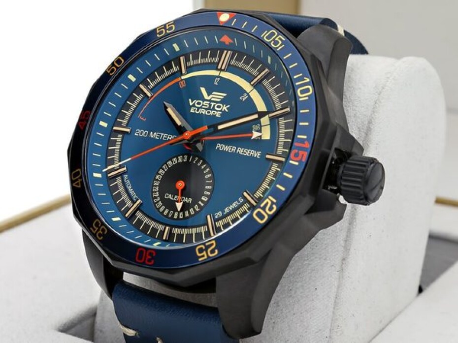 Vostok Europe N-1 Rocket Automatic Power Reserve NE57-225C564 - Kožený řemínek - main (2)