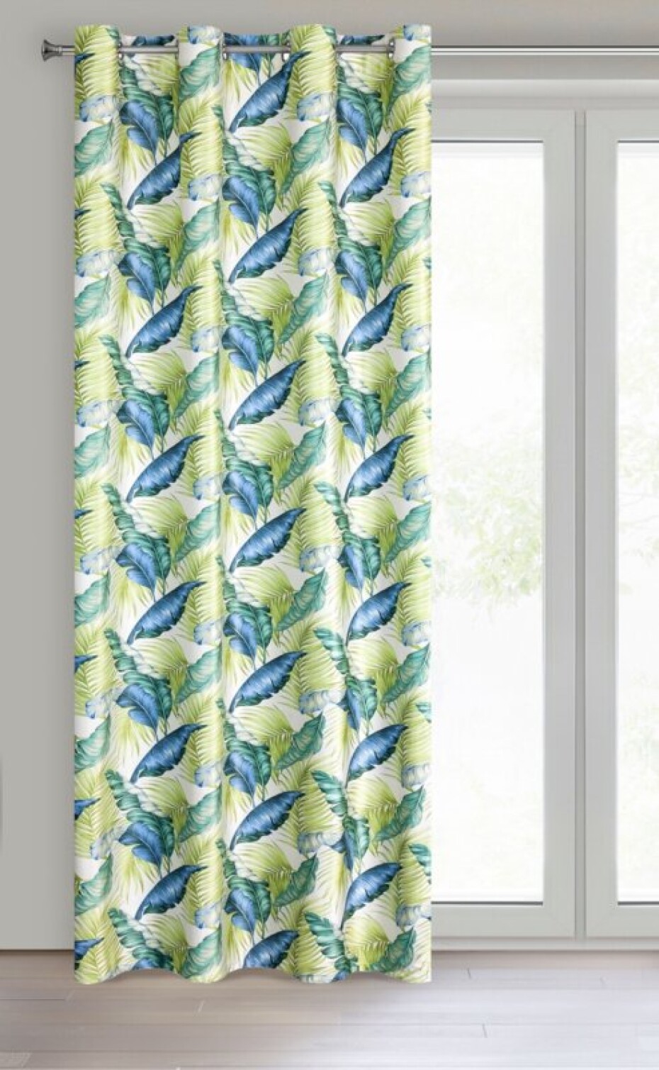 ArtFir Závěs BONNIE K | zelená/modrá 140 x 250 cm - main (1)