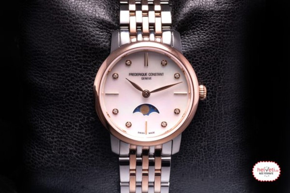 Frederique Constant Slimline Ladies Moonphase Quartz FC-206MPWD1S2B - main (6)