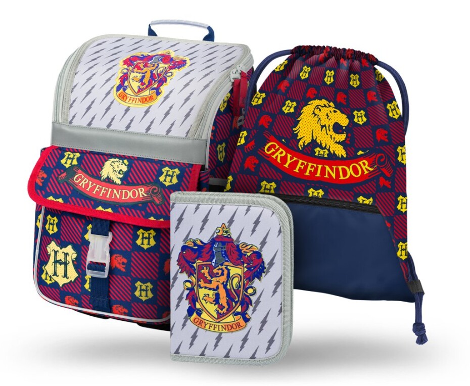 BAAGL 3 SET Zippy Harry Potter Nebelvír: aktovka, penál, sáček - main (0)