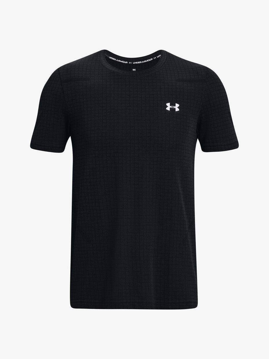 Under Armour sportovní tričko UA Seamless Grid černé - main (4)