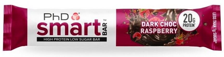 PhD Nutrition Smart Bar 64 g čokoláda - malina - main (2)