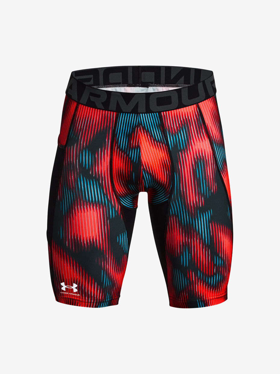 Under Armour šortky UA HG Prtd Long Shorts-RED 1380919-628 - main (4)