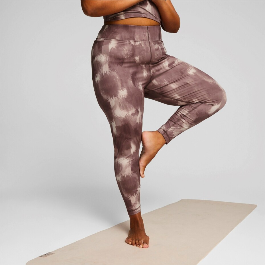Dámské legíny Puma  Studio Your Move AOP Tight Rose Quartz M - main (2)