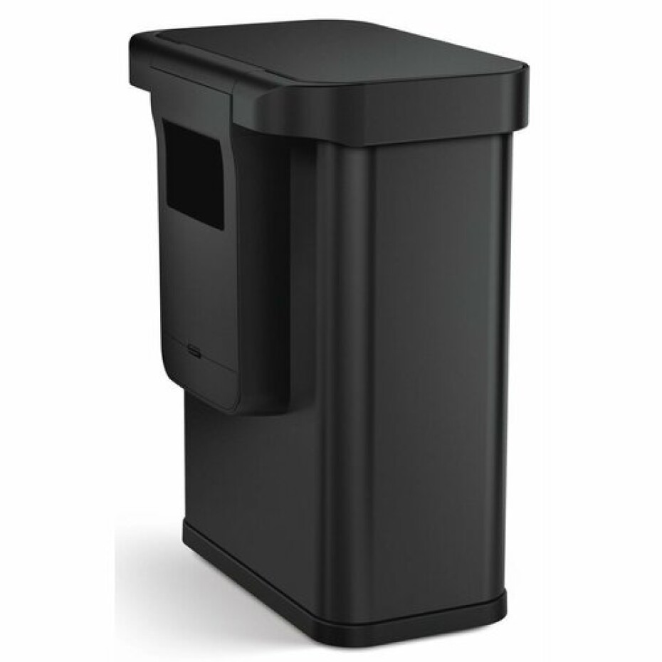 Simplehuman Obdélníkový bezdotykový koš s hlasovým a pohybovým ovládáním 58 l, černá - main (2)