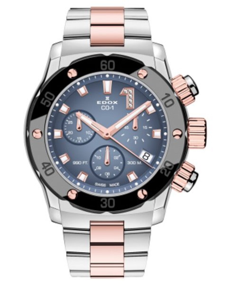 EDOX CO-1 Chronolady Quartz Chronograph 10255-357RMBUID - main (0)