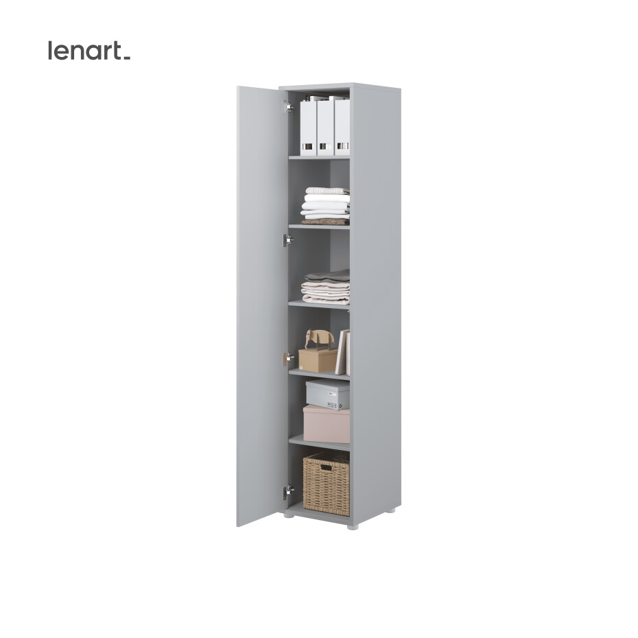 Dig-net nábytek Policová skříň Lenart BED CONCEPT BC-21 | šedá - main (2)