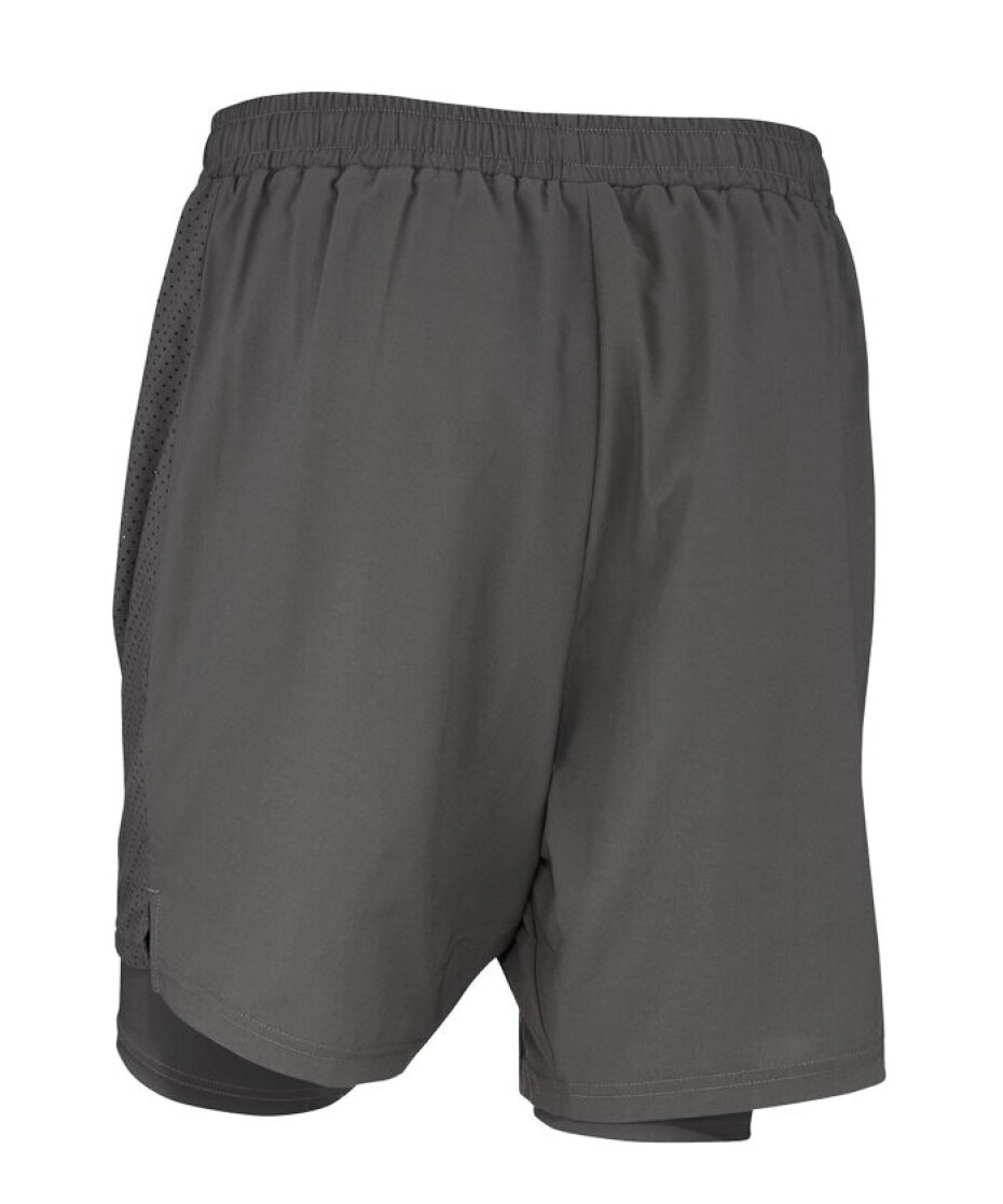 Pánské šortky CCM  2 IN 1 Training Short Charcoal M - main (1)