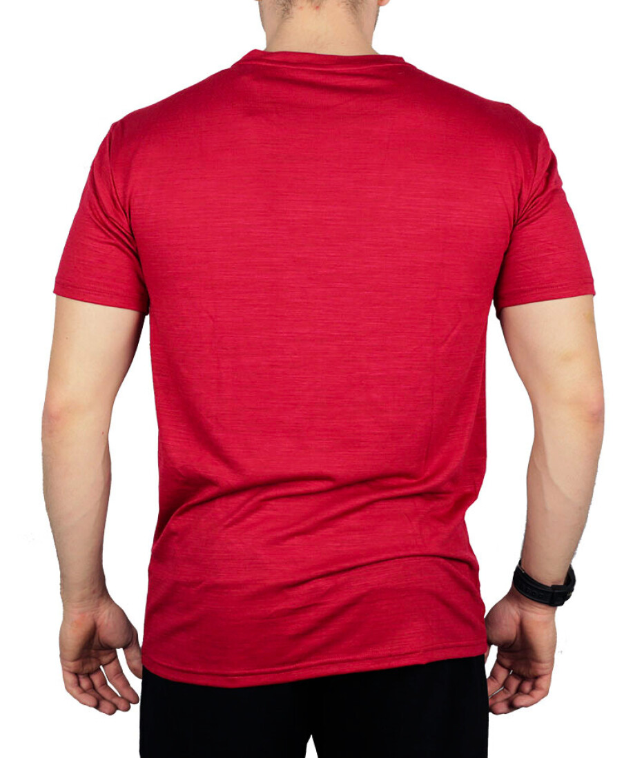 Pánské tričko Virtus  Joker Melange SS Tee Red L - main (1)