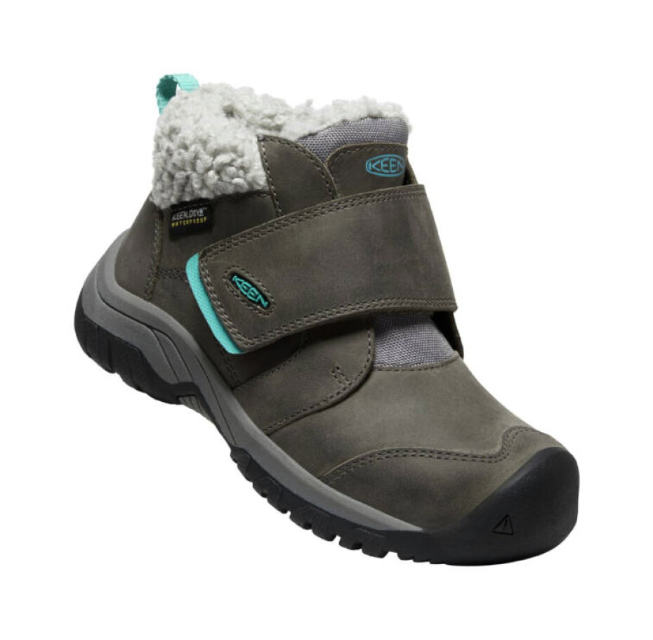 Dětská outdoorová obuv Keen Kootenay IV Mid Wp Steel Grey/Porcelain  US 9 (Kid) - main (1)
